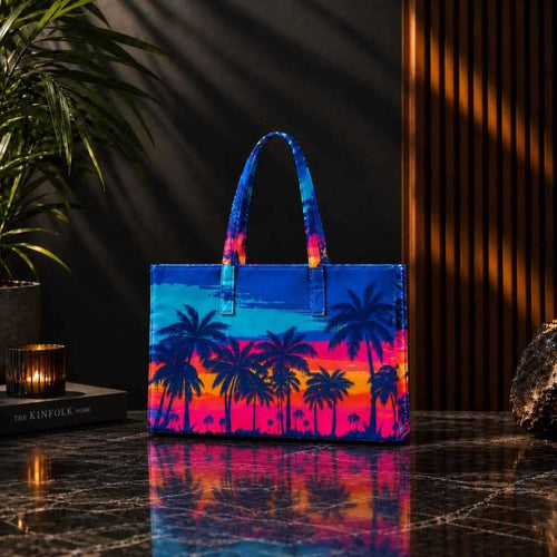 aesthetic beach tote bag