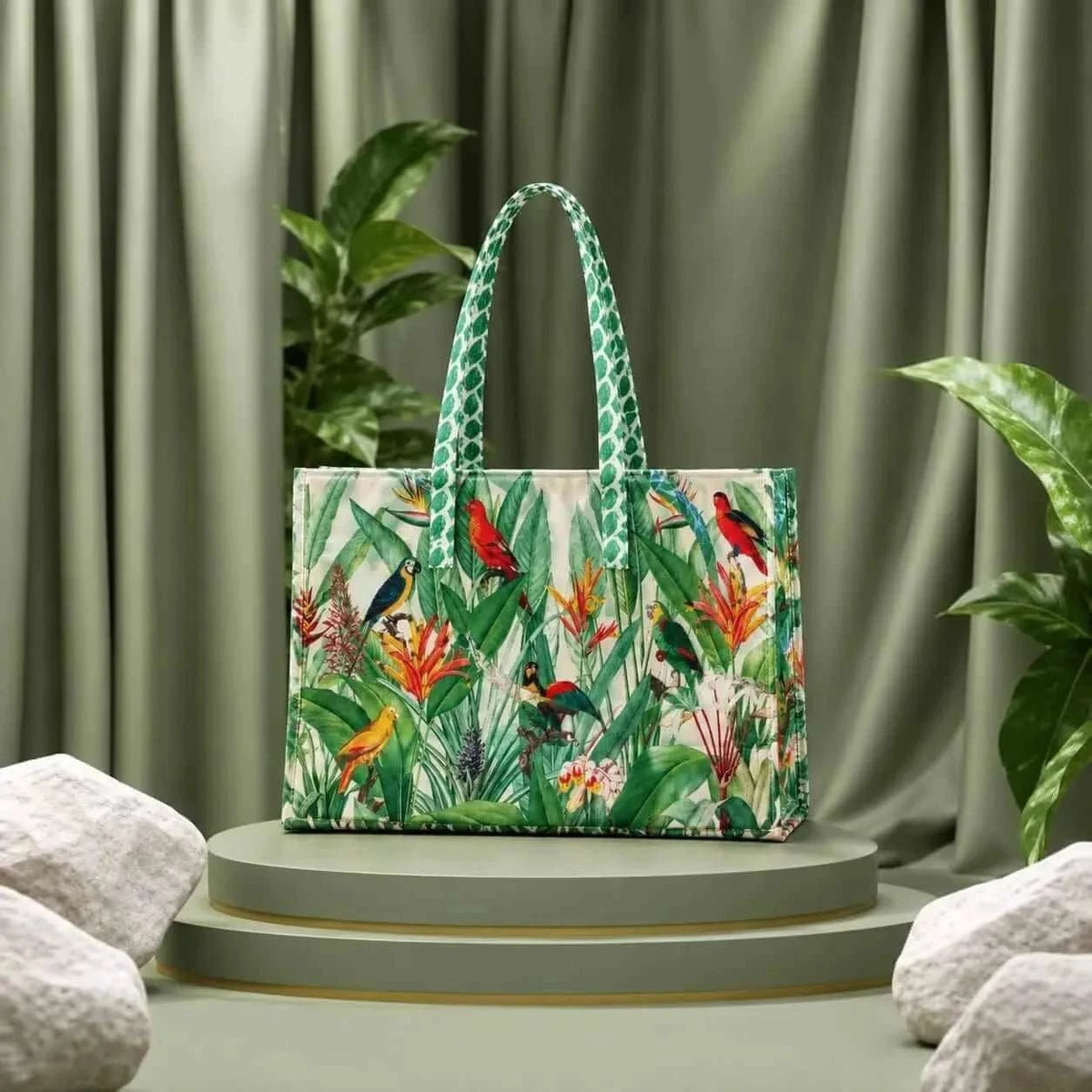 Leaf canvas bag