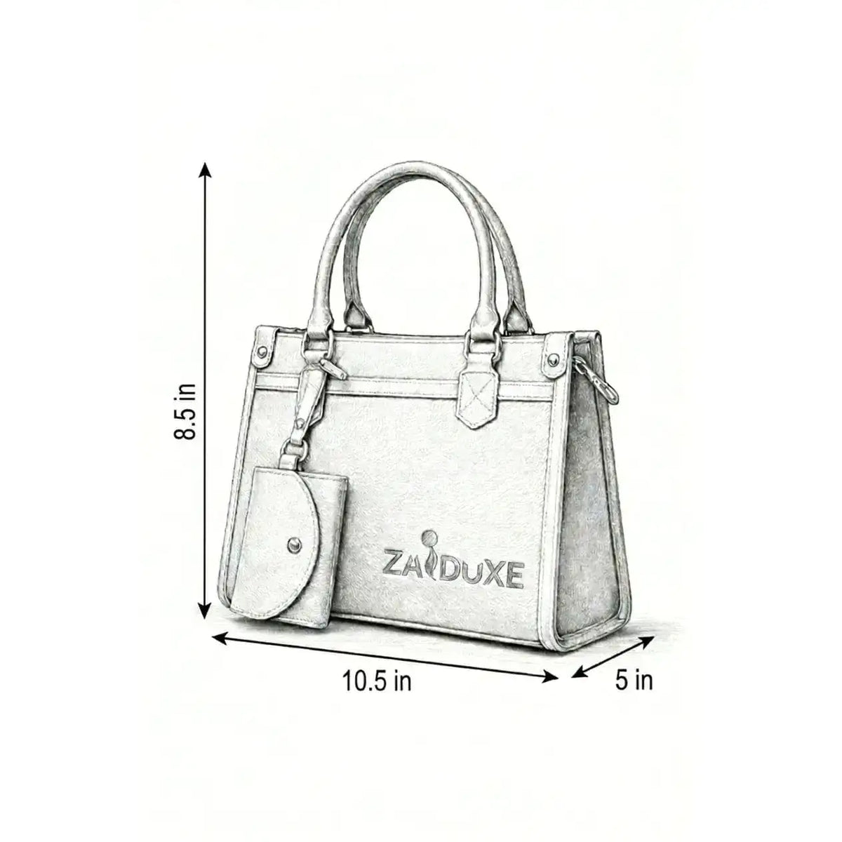 Large shoulder bags size measurement guide