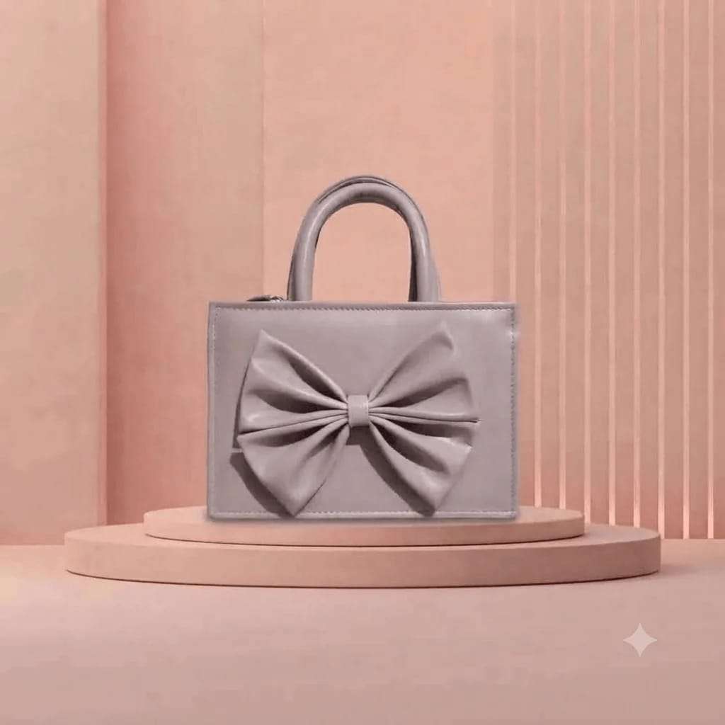 pink bow handbag online