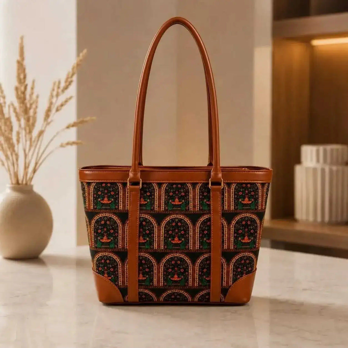 heritage pattern tote bag pakistan
